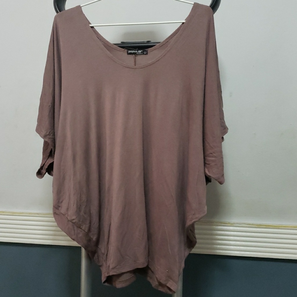 Mauve dolman top